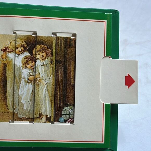 Vintage 1992 Ernest Nister’s Christmas Toys small book with changing pictures - Picture 6 of 11